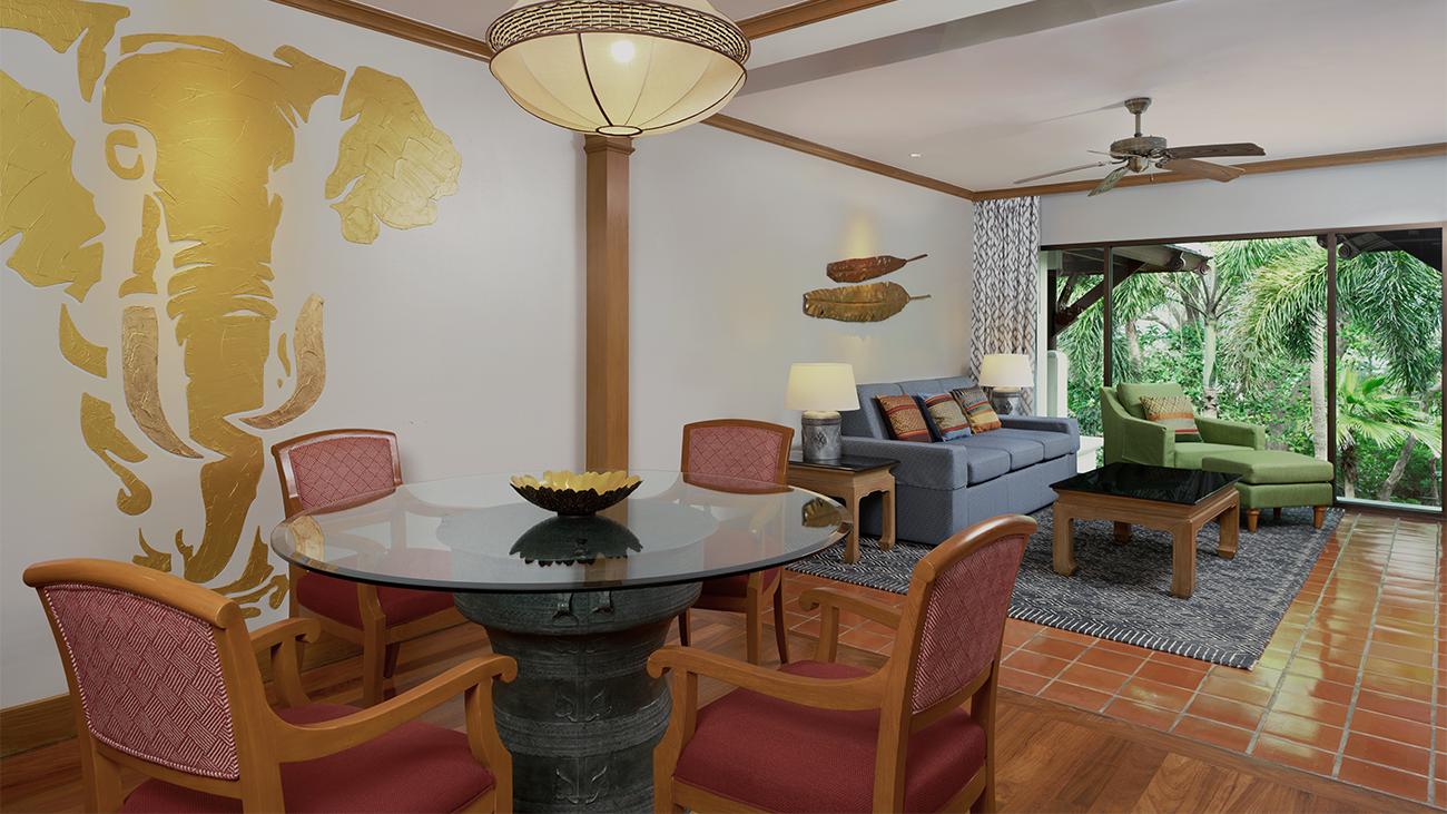 Living Room and Dining Room
